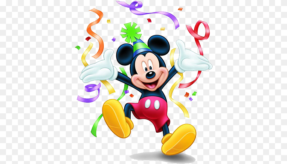 Mickey Mouse Birthday, Art, Graphics Png Image