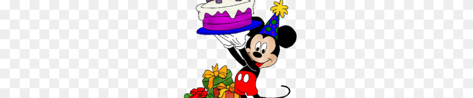 Mickey Mouse Birthday Background Happy Birthday World, Clothing, Hat, Performer, Person Png