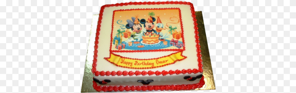 Mickey Mouse Birthday Cake Micky Maus Birthday Cake, Birthday Cake, Cream, Dessert, Food Free Png