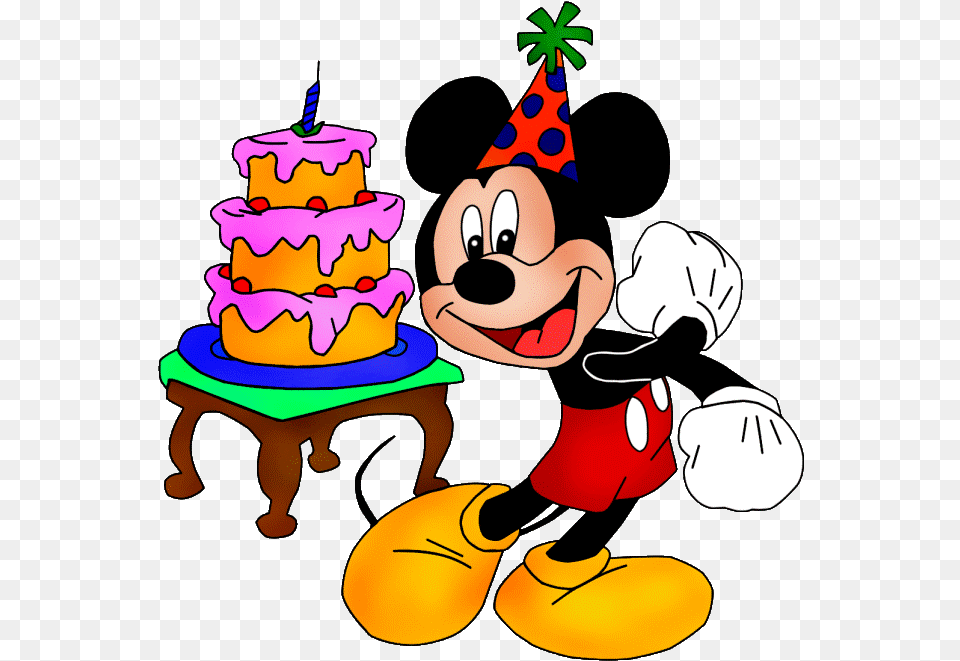 Mickey Mouse Birthday Clipart Birthday Mickey Mouse Hd, Clothing, Hat, Person, Birthday Cake Png Image