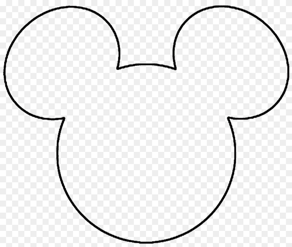 Mickey Mouse Black And White Face Free Download Clip Art, Symbol Png Image