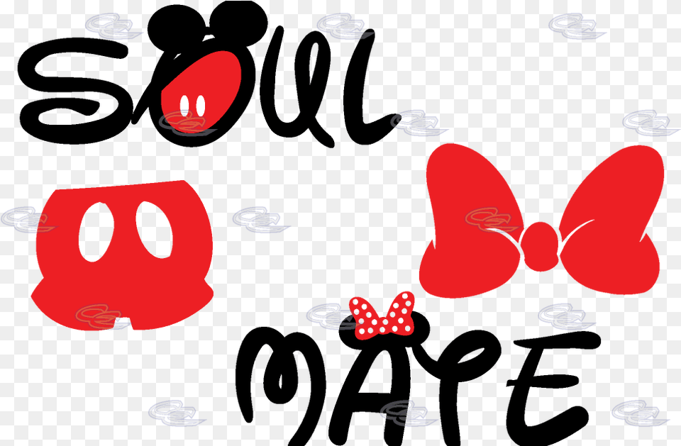 Mickey Mouse Bow Soulmate Mickey And Minnie Shirts, Clothing, Footwear, Glove, Shoe Free Transparent Png