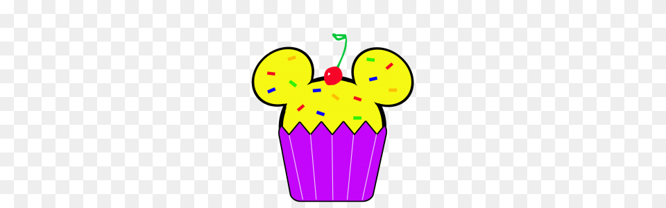 Mickey Mouse Cake Clipart, Cream, Cupcake, Dessert, Food Free Transparent Png