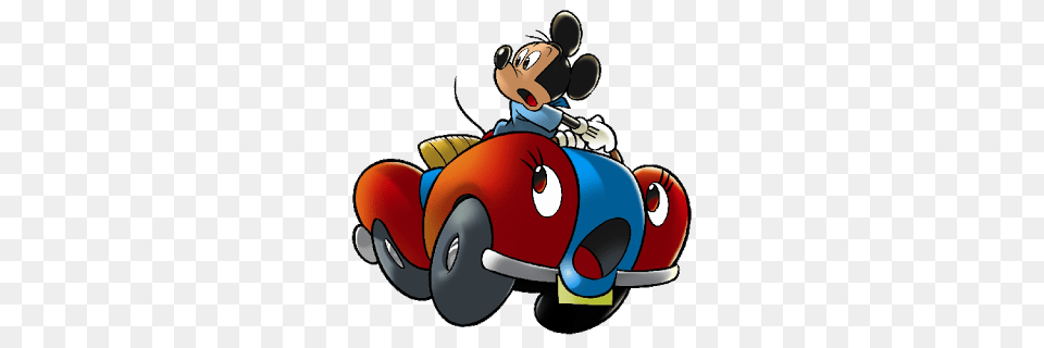 Mickey Mouse Car Clipart Clip Art Images, Kart, Transportation, Vehicle, Face Png