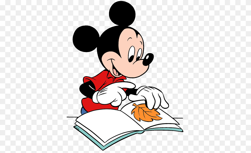 Mickey Mouse Clip Art Disney Clip Art Galore, Person, Reading, Book, Publication Free Png Download