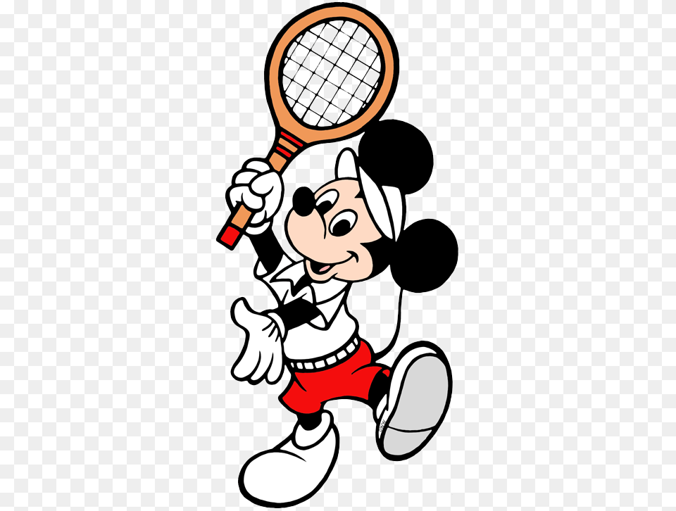 Mickey Mouse Clip Art Disney Clip Art Galore, Racket, Sport, Tennis, Tennis Racket Free Png Download