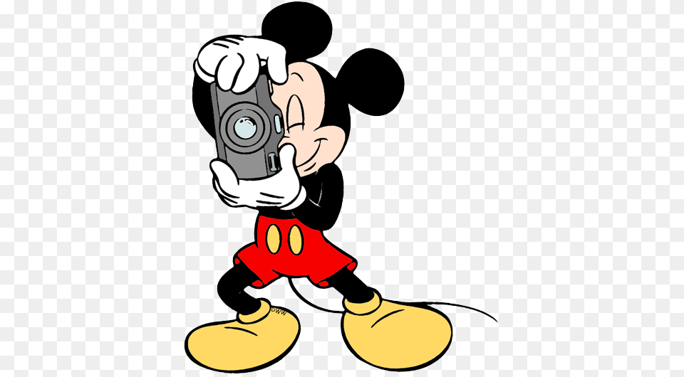 Mickey Mouse Clipart Camera, Person, Photographer, Photography, Baby Png Image