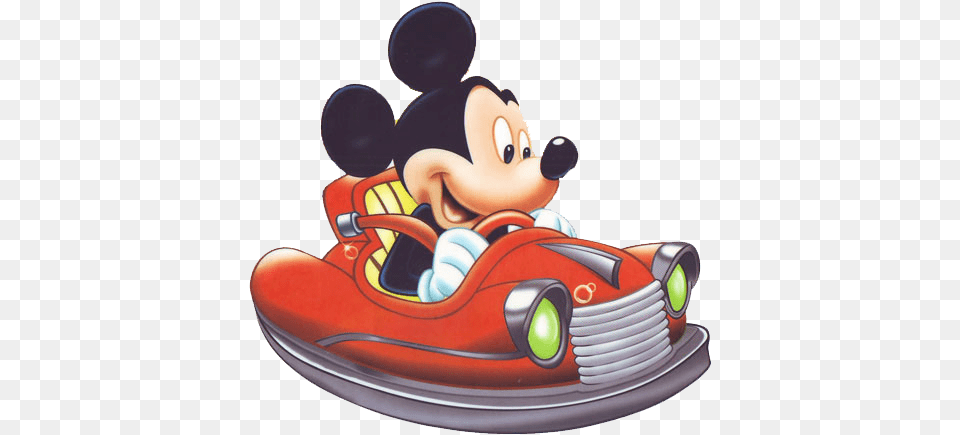 Mickey Mouse Clipart Car Mickey Mouse, Birthday Cake, Cake, Cream, Dessert Free Png Download