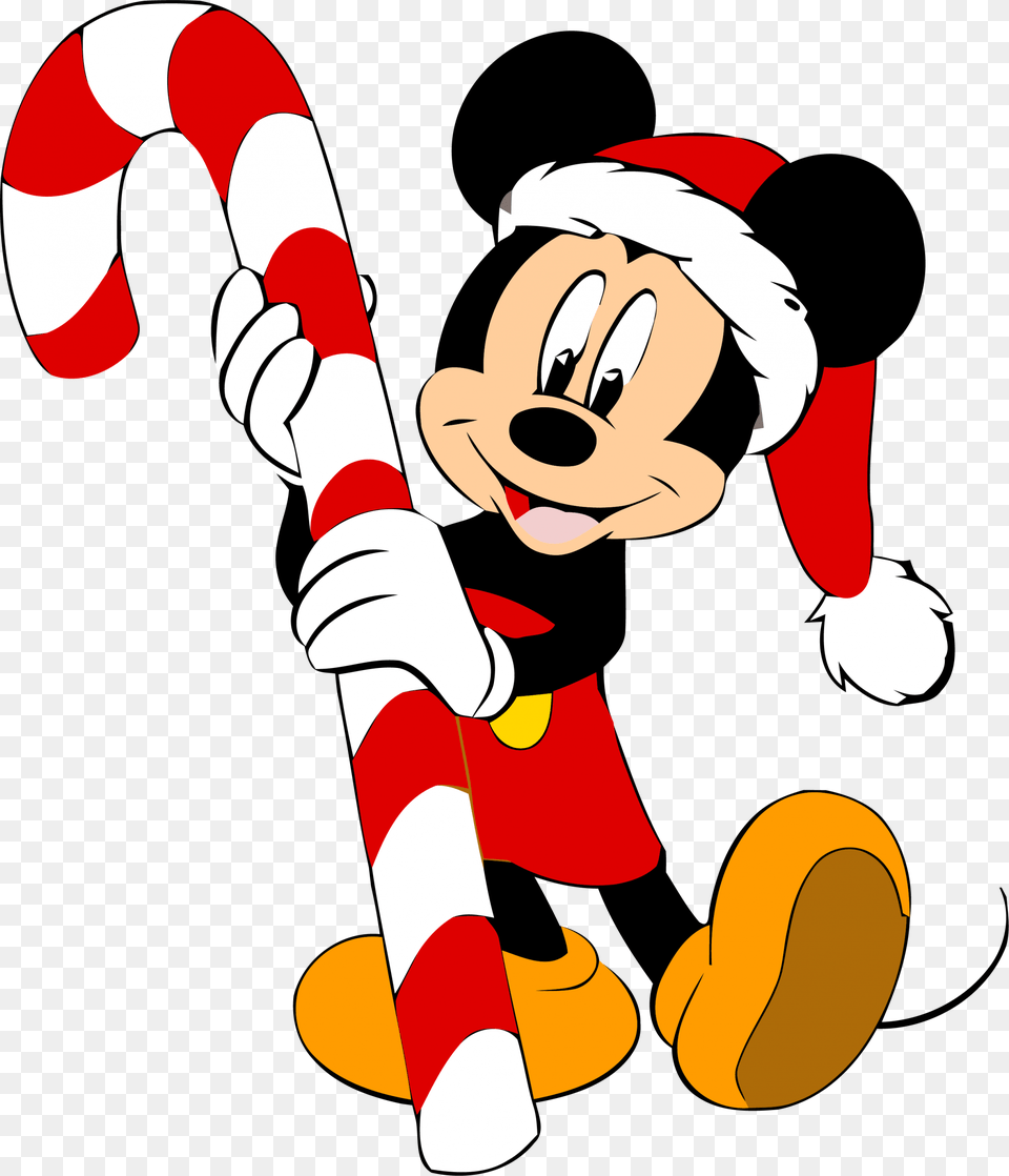 Mickey Mouse Clipart Clipart Mickey Christmas, Elf, Baby, Person, Stick Free Png Download
