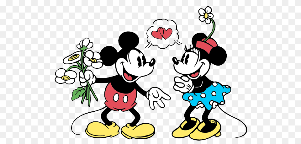Mickey Mouse Clipart Couple, Cartoon, Baby, Person Png Image