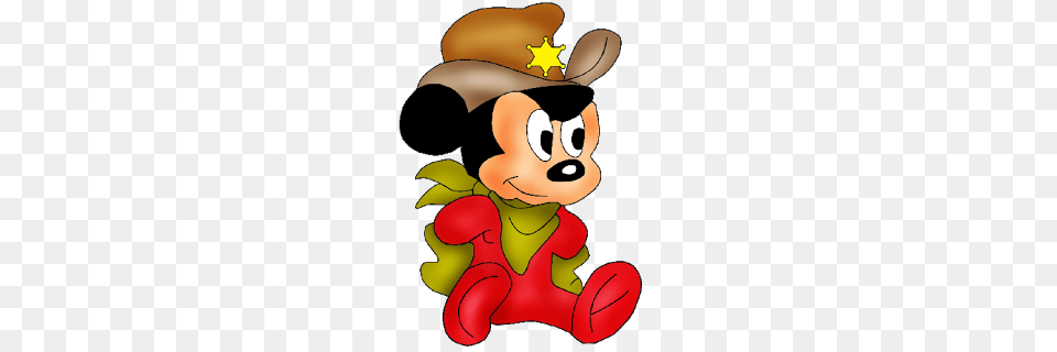 Mickey Mouse Clipart Cowboy, Cartoon, Baby, Face, Head Free Png