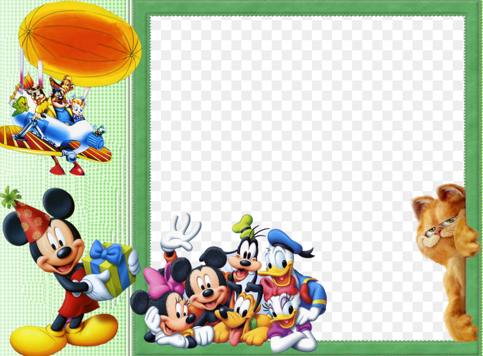 Mickey Mouse Clipart Frame Frames Mickey Mouse, Toy, Person, Baby, Pet Png