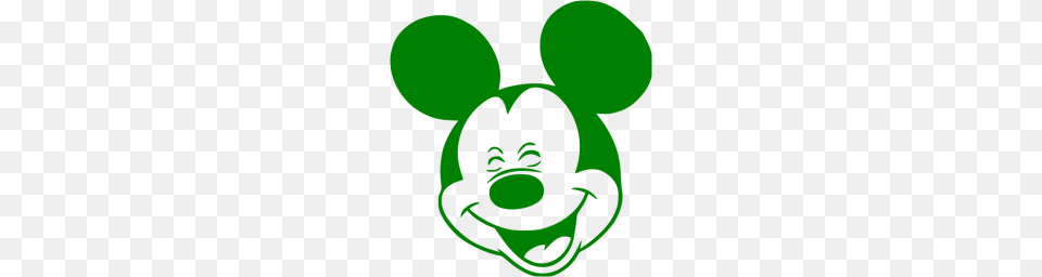 Mickey Mouse Clipart Green, Person, Light, Face, Head Free Png