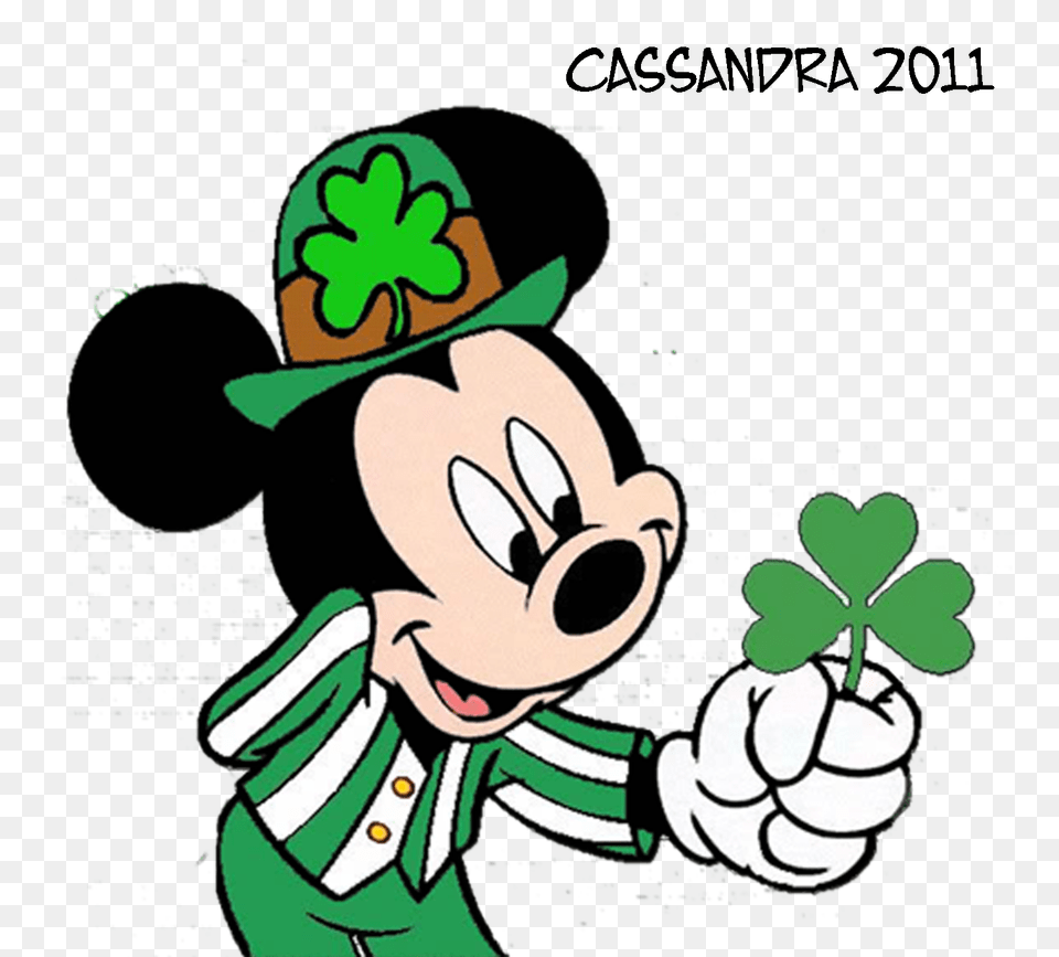 Mickey Mouse Clipart Leprechaun, Baby, Person, Cartoon, Face Png