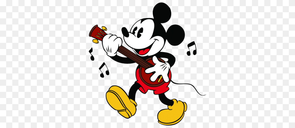 Mickey Mouse Clipart Music, Cartoon, Device, Grass, Lawn Free Transparent Png