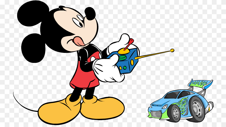 Mickey Mouse Clipart Race Car Adesivo De Parede Mickey Mickey, Cartoon, Transportation, Vehicle Png Image
