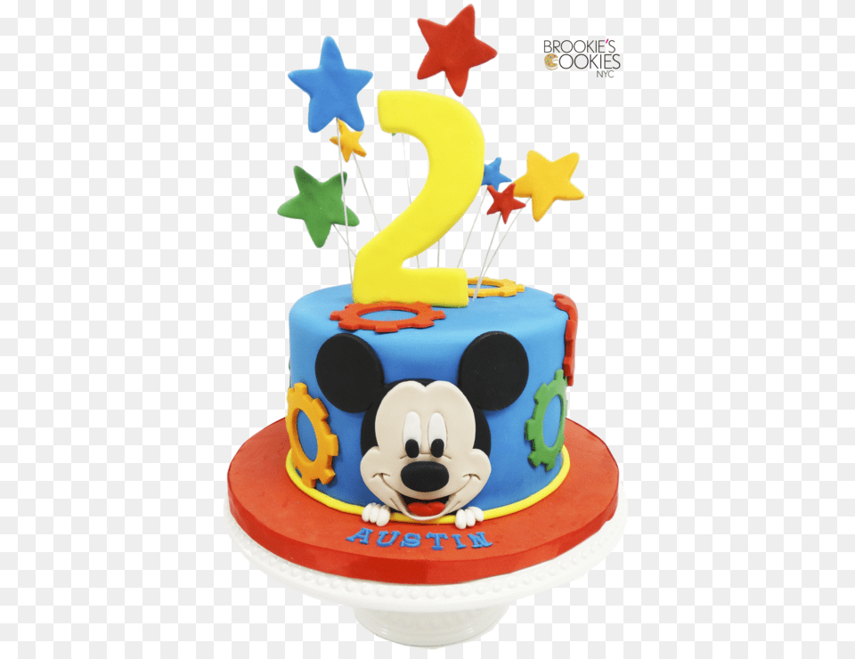 Mickey Mouse Clubhouse Cake U2013 2nd Birthday Mickey Mouse Cake, Birthday Cake, Cream, Dessert, Food Png Image