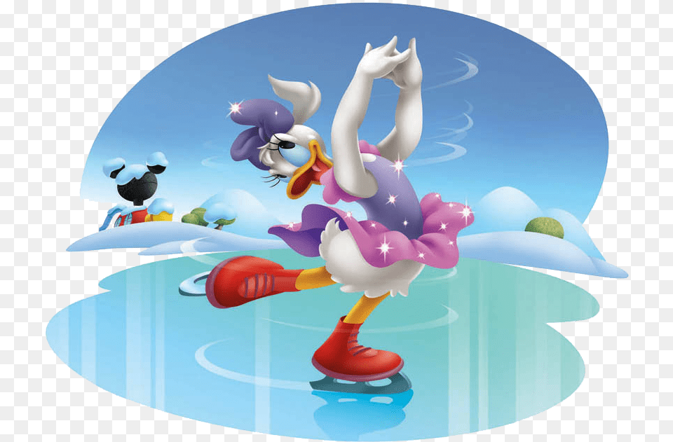 Mickey Mouse Clubhouse Clipart Banner Library Disney Characters Ice Skating, Figurine, Art, Graphics, Baby Png
