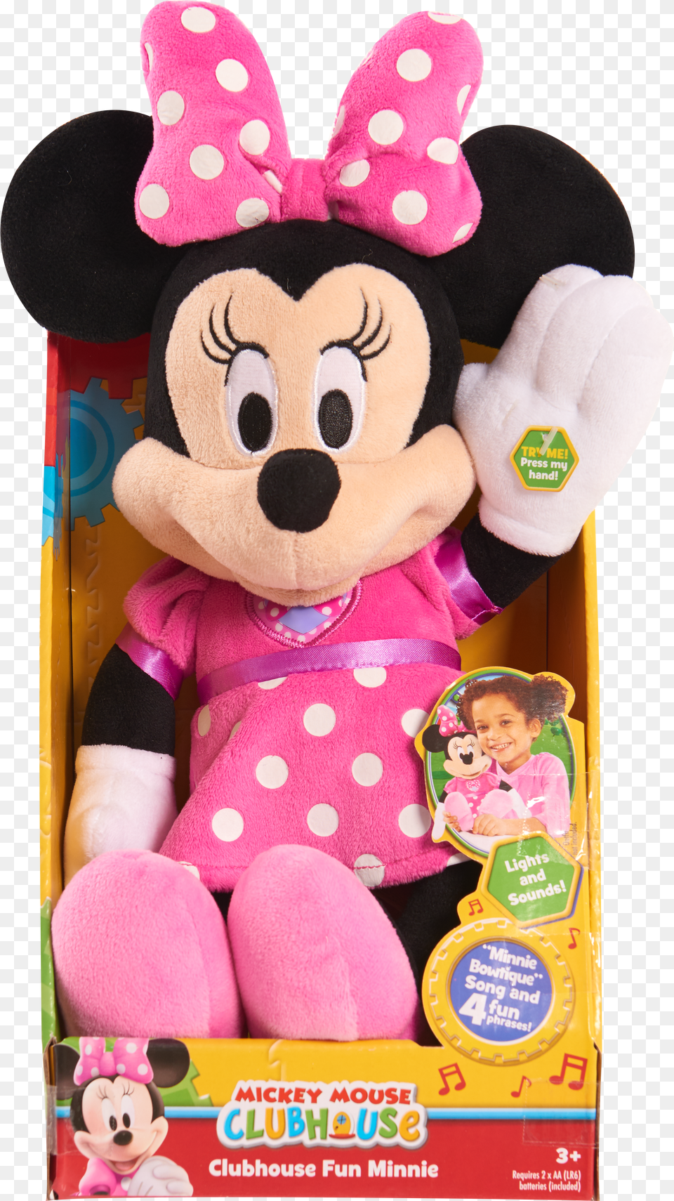 Mickey Mouse Clubhouse Fun Minnie Mouse Bowtique 11quot Just Play Mmch Minnie Bowtique Plush Png Image