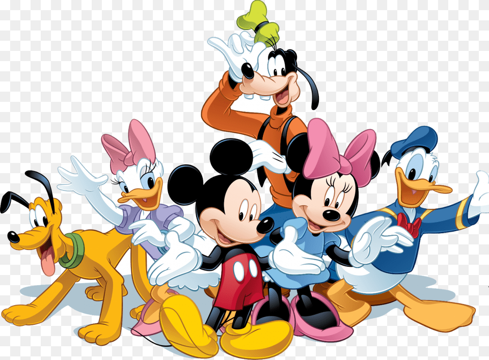 Mickey Mouse Clubhouse Mickey Mouse And Friends, Book, Comics, Publication, Cartoon Free Png Download