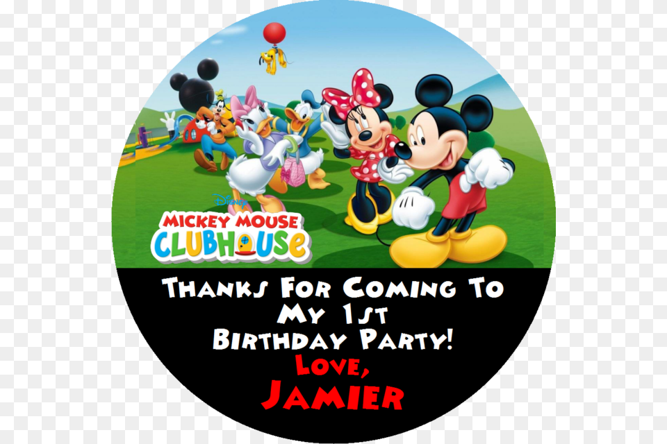 Mickey Mouse Clubhouse Thank You For Coming, Baby, Person Png Image