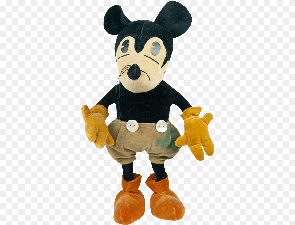 Mickey Mouse Doll, Plush, Toy, Teddy Bear Free Png Download