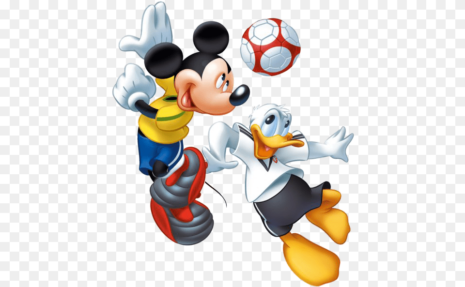 Mickey Mouse Donald Futbol, Ball, Football, Soccer, Soccer Ball Free Transparent Png