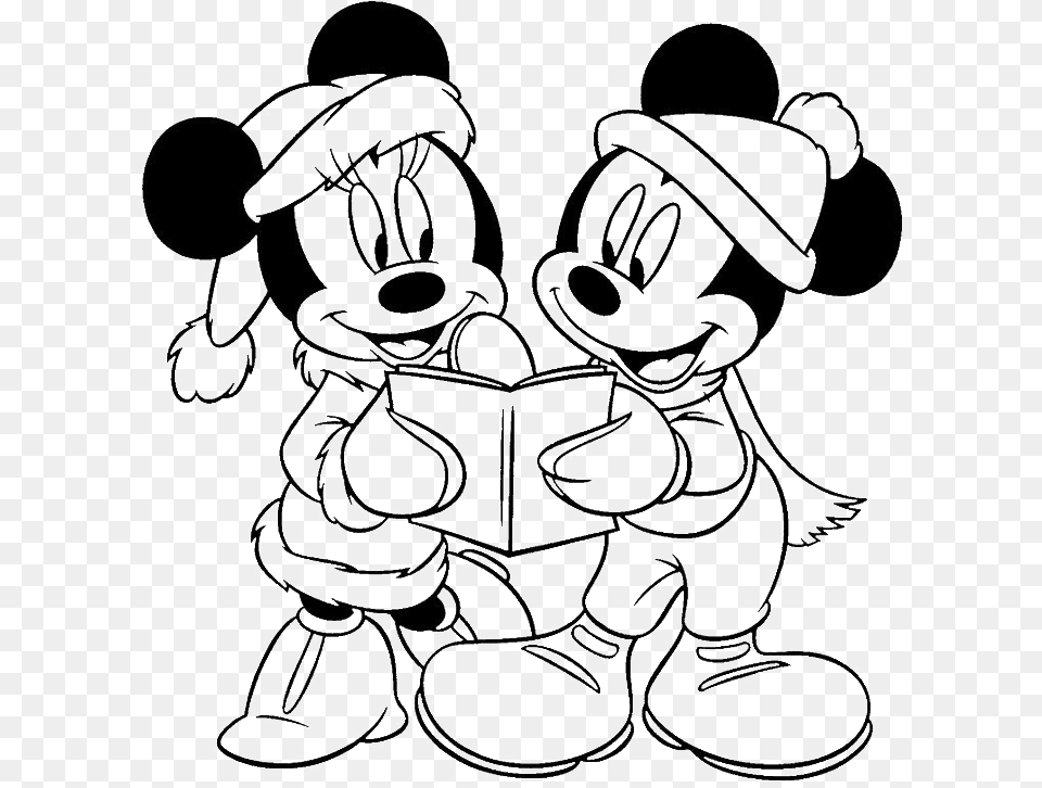 Mickey Mouse Drawings In Pencil Mickey Mouse And Minnie Mouse Drawing, Person, Group Performance, Clothing, Hat Png