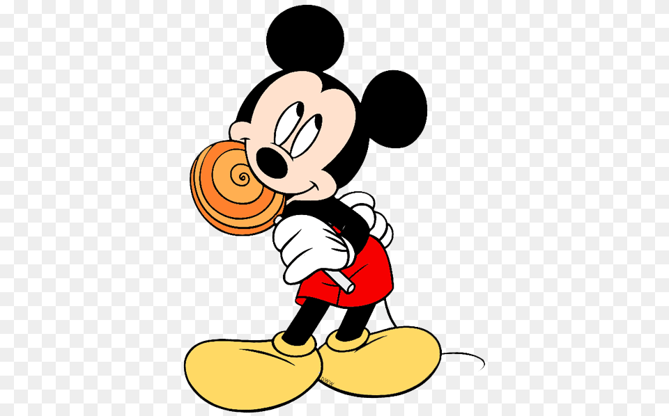 Mickey Mouse Eating Transparent Images, Cartoon, Device, Grass, Lawn Png Image