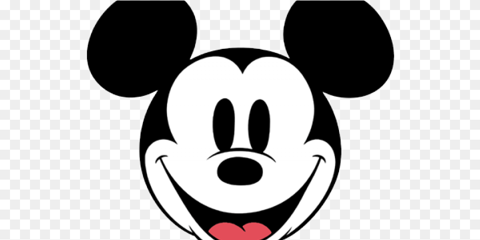 Mickey Mouse Face, Stencil, Logo Free Png