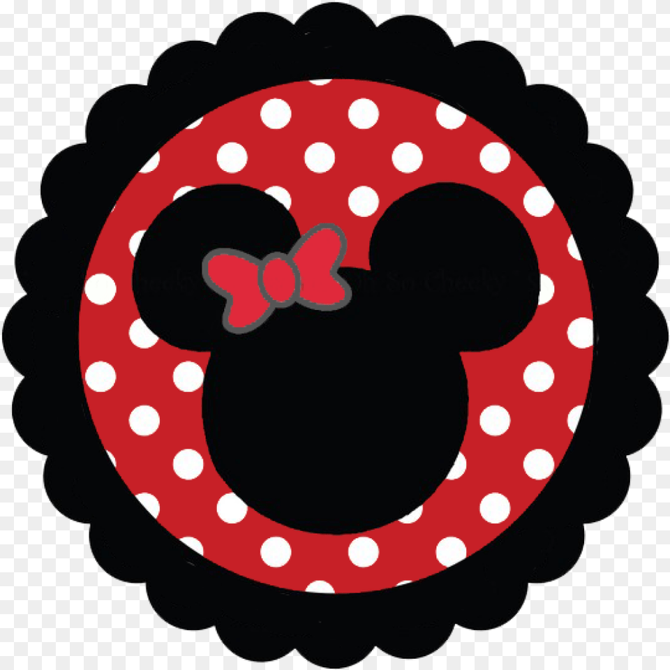 Mickey Mouse Face Clip Art Red Minnie Mouse Head, Pattern Free Png Download