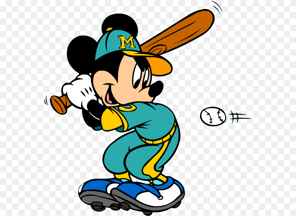 Mickey Mouse Files Mickey Mouse Playing Baseball, People, Person, Baby, Cartoon Free Transparent Png