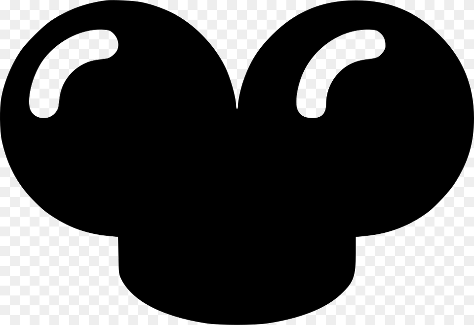 Mickey Mouse Hat, Silhouette, Stencil, Clothing, Glove Free Png Download