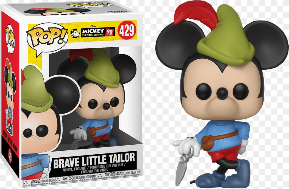 Mickey Mouse Hat Funko Pop Mickey Mouse 90th Anniversary, Toy, Plush, Baby, Face Free Png