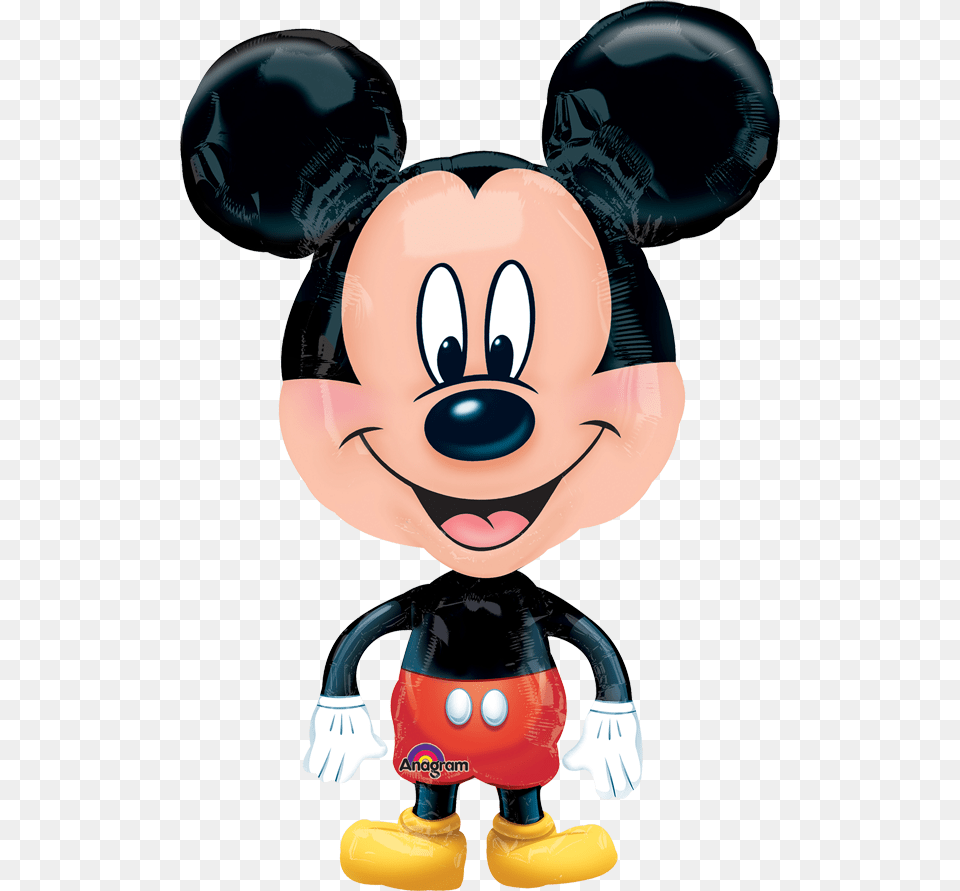 Mickey Mouse Head, Balloon, Face, Person, Baby Free Png Download