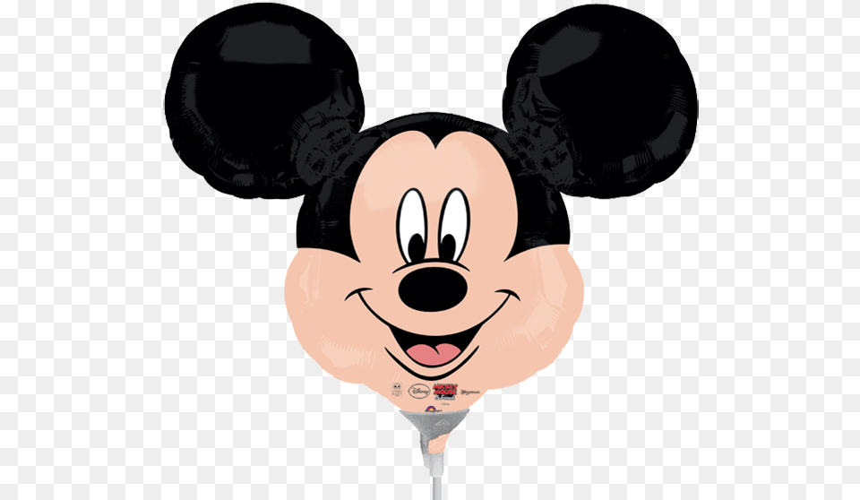 Mickey Mouse Head, Balloon, Person, Face Free Transparent Png