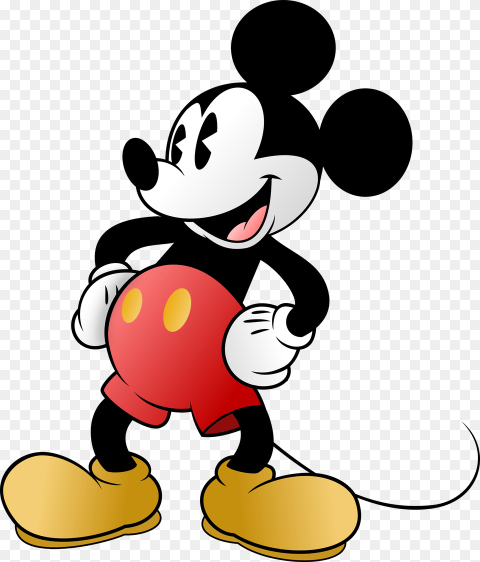 Mickey Mouse Head And Ears, Cartoon, Device, Grass, Lawn Png Image