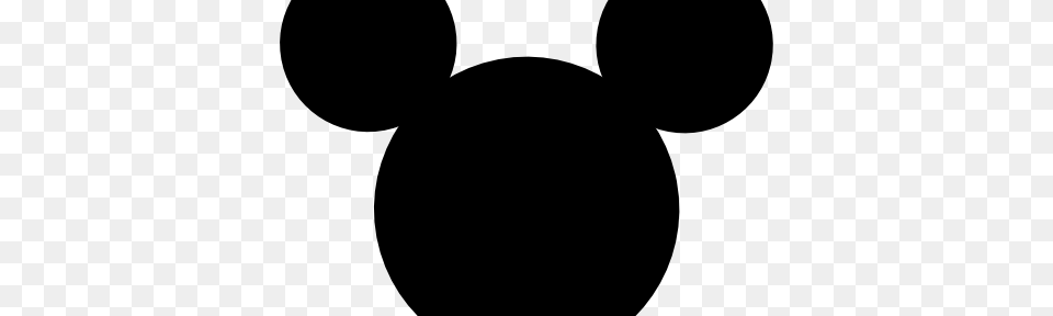 Mickey Mouse Head And Ears 450x288 Vector Graphics, Sphere, Person, Silhouette Free Transparent Png