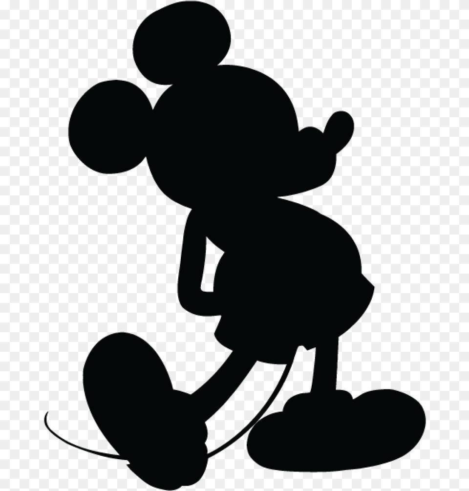 Mickey Mouse Head Silhouette Clipart Clipground Silhouette Mickey Mouse Outline Free Transparent Png