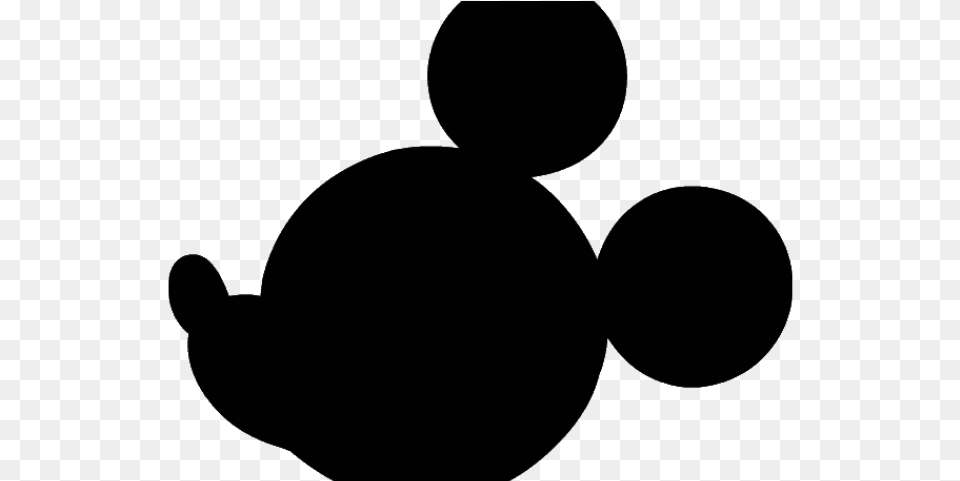 Mickey Mouse Head Silhouette Mickey Mouse Head Transparent Background, Pottery, Cookware, Pot, Sphere Free Png