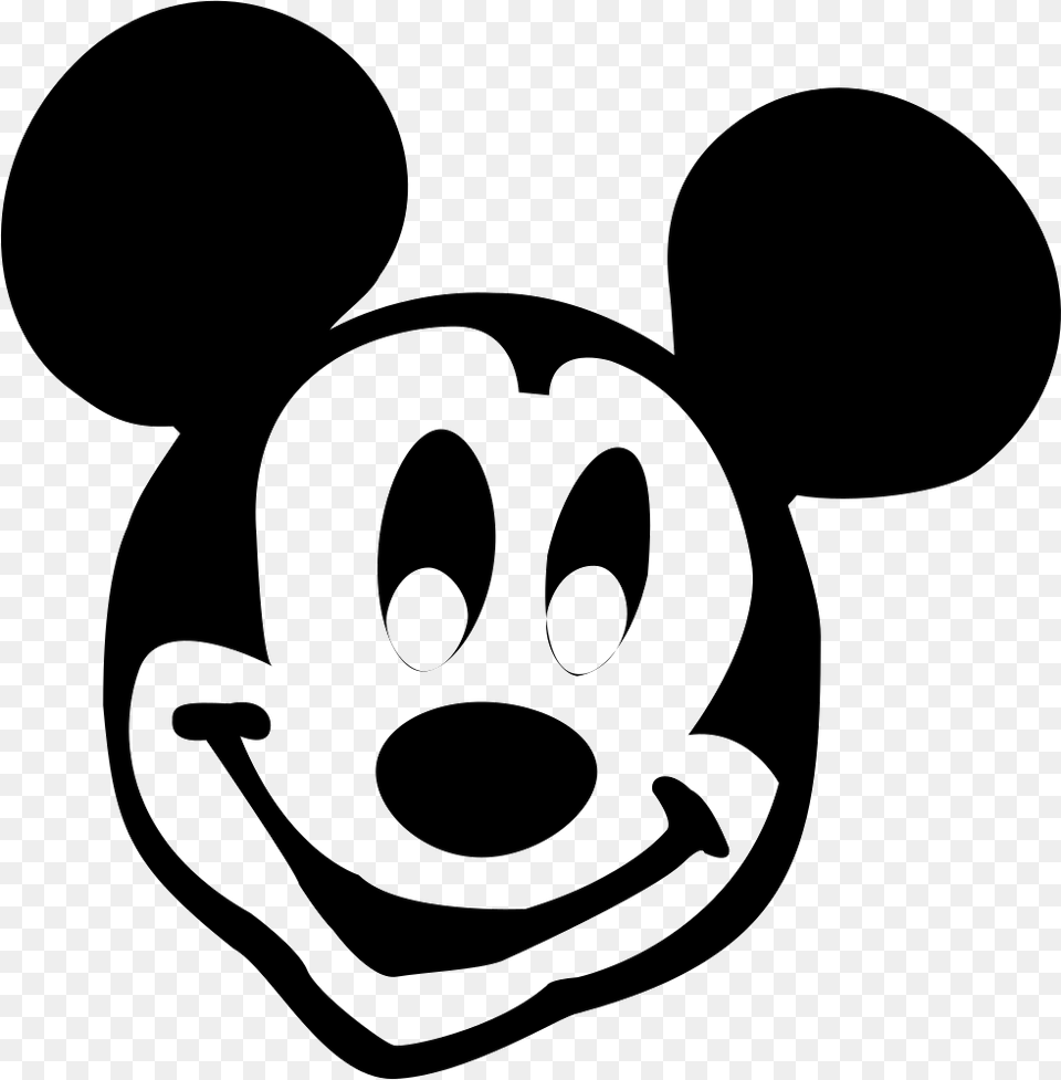 Mickey Mouse Icon Stencil, Smoke Pipe Free Png Download
