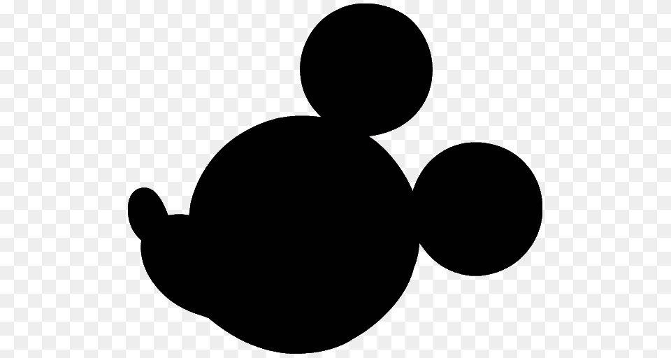Mickey Mouse Icon Group With Items, Silhouette, Person Png Image