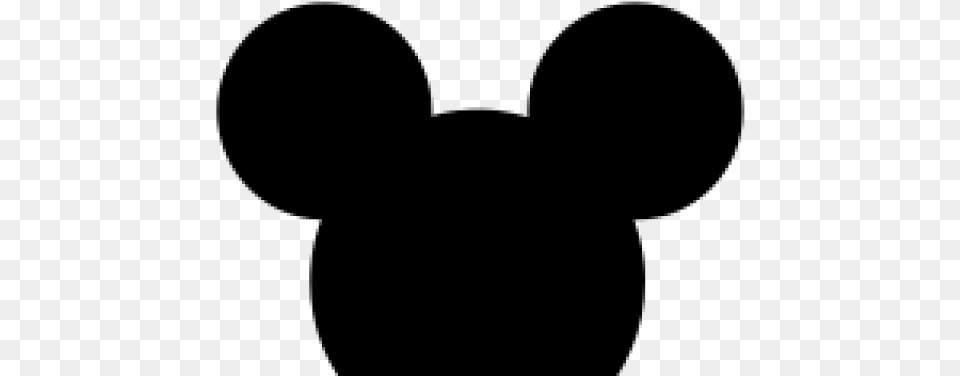 Mickey Mouse Kopf Schwarz, Gray Free Png