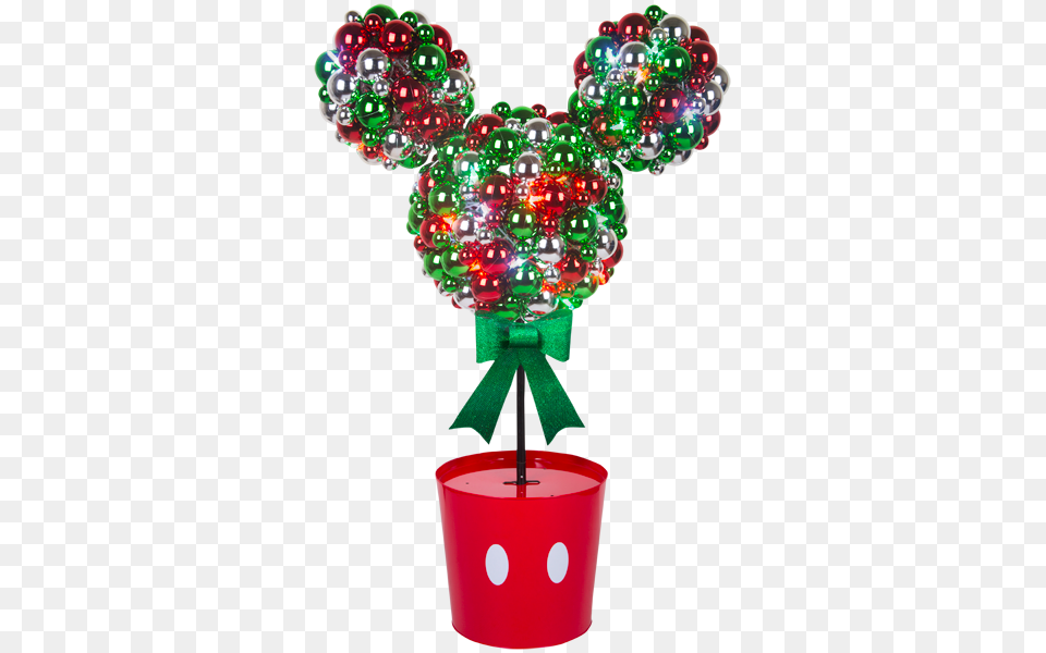 Mickey Mouse Lighted Led Topiary Tree, Balloon, Dynamite, Weapon, Lighting Png Image