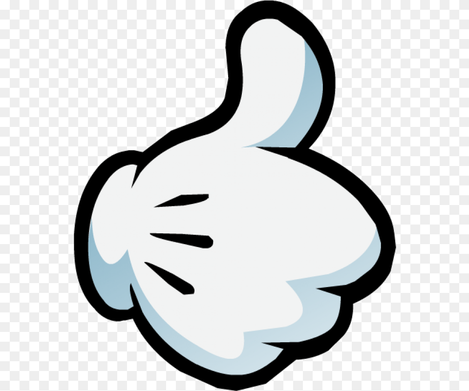 Mickey Mouse Like Thumbs Up Sticker, Stencil, Person, Animal Png Image