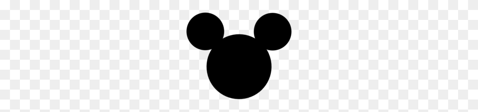 Mickey Mouse Logo Images, Gray Free Transparent Png