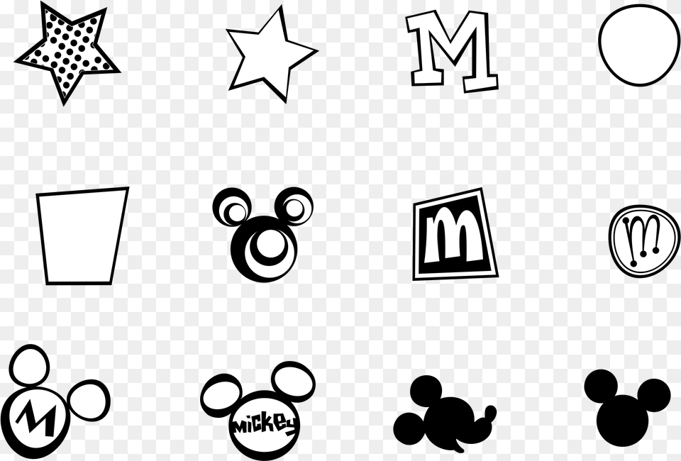 Mickey Mouse Logo Transparent Mickey Mouse Icon Vector, Symbol, Star Symbol Free Png