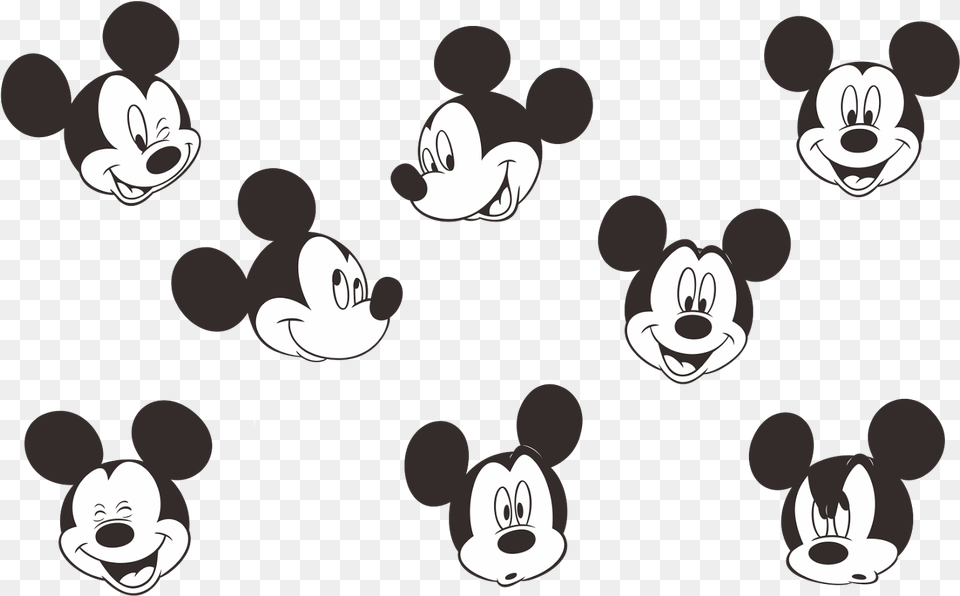 Mickey Mouse Logo Vector Download Small Mickey Mouse Face, Stencil Free Png