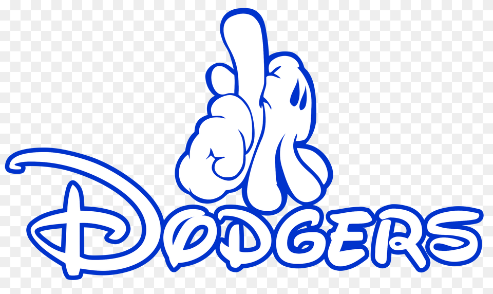 Mickey Mouse Los Angeles Dodgers Baseball Clip Art, Light, Logo, Neon, Text Png Image
