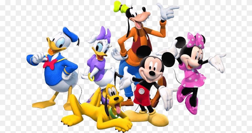 Mickey Mouse Minnie Mouse Donald Duck Goofy Pluto Mickey Mouse Characters, Toy, Person Png